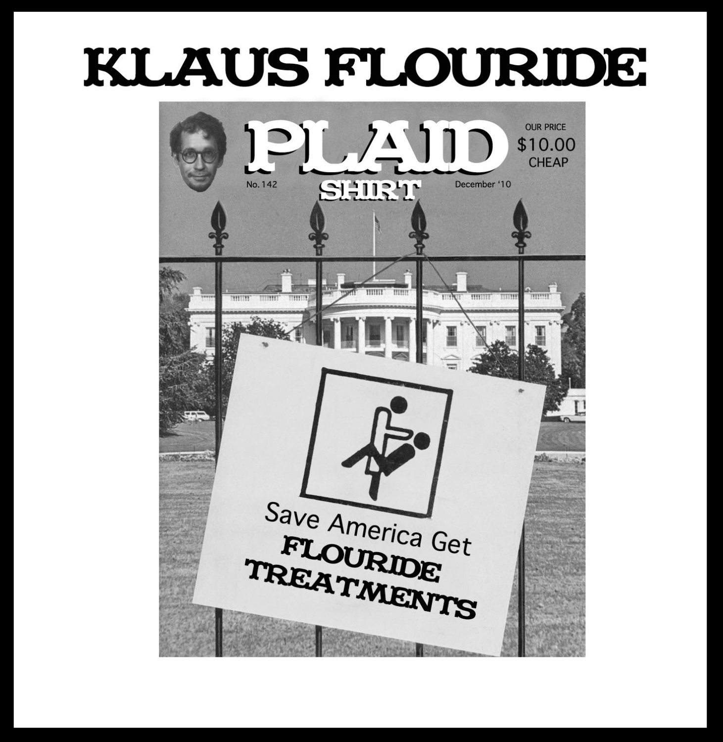 Plaid Shirt special edition autographed CD - by Klaus Flouride (Dead Kennedys)