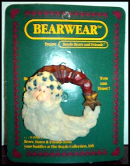 NIP BEARWEAR BOYDS BEARS WINTER'S NIGHT BEAR PIN 1995 ADORABLE HIGHLY COLLECTIBLE