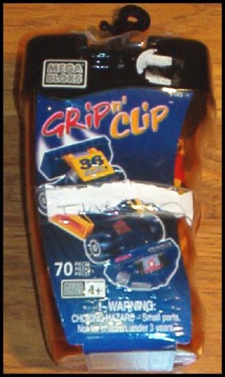 NEW IN SEALED PACKAGE MEGA BLOKS 70 PC SET WITH GRIP CLIP CARRY CASE GIFT
