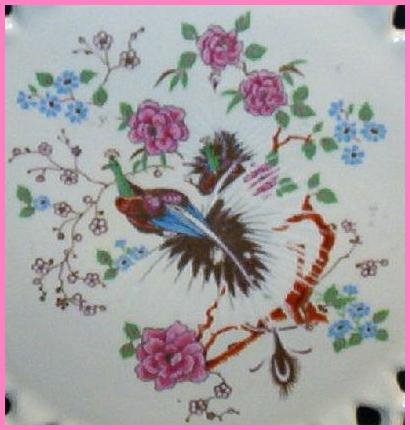 CANADA PEACOCK LATTICE PLATE