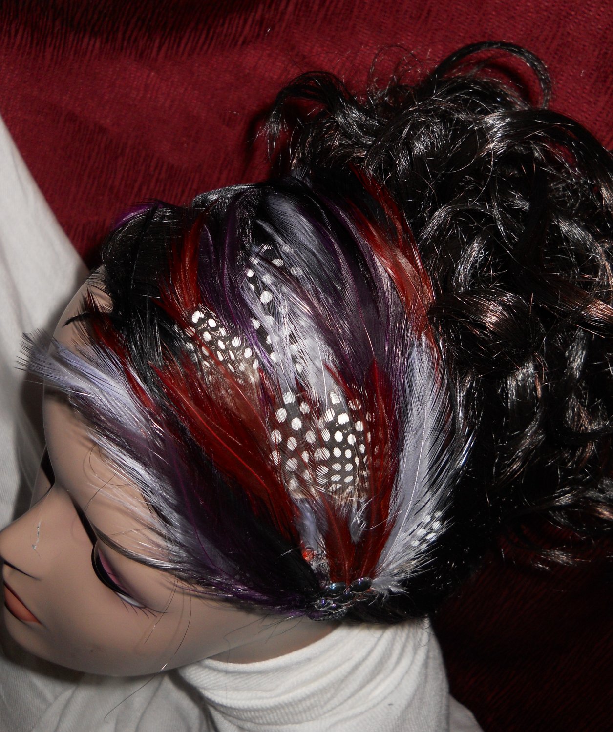 Powder Purple Feather Headband
