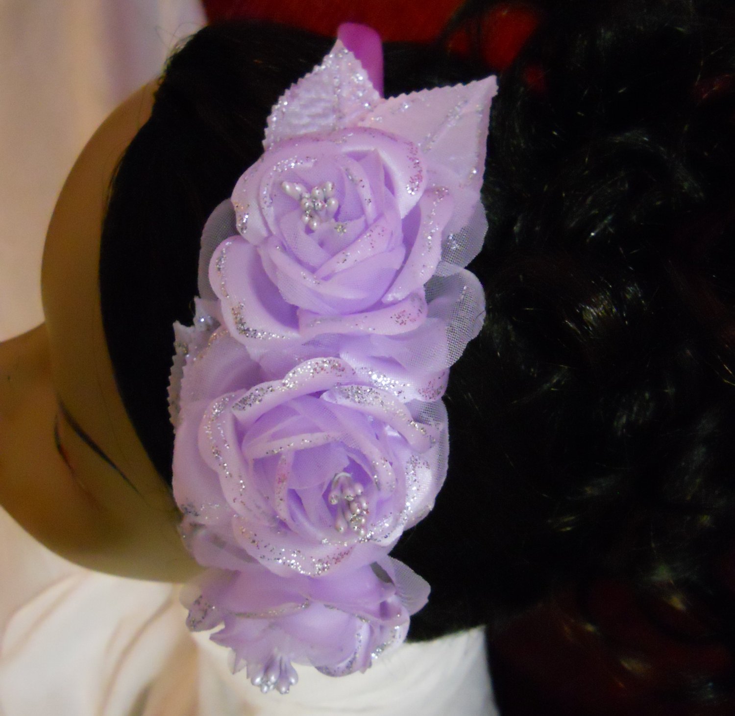 Flowergirl Lilac Headband