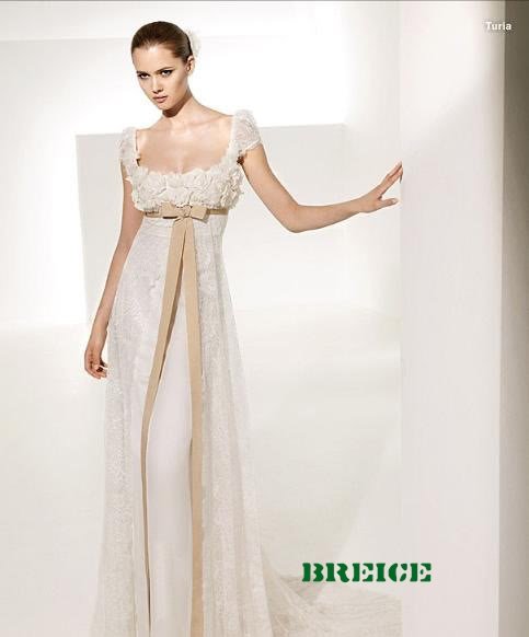 Elegant A-Line Wedding Dress Bridal Gowns 32