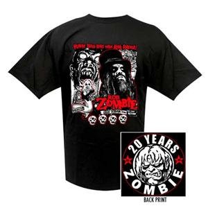 Rob Zombie 20 Years of Zombie T-Shirt