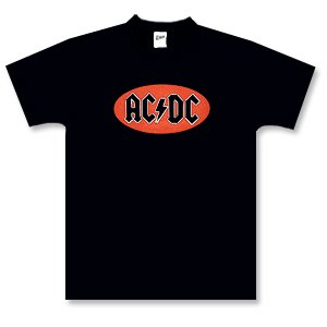 AC/DC Red Oval Logo T-Shirt