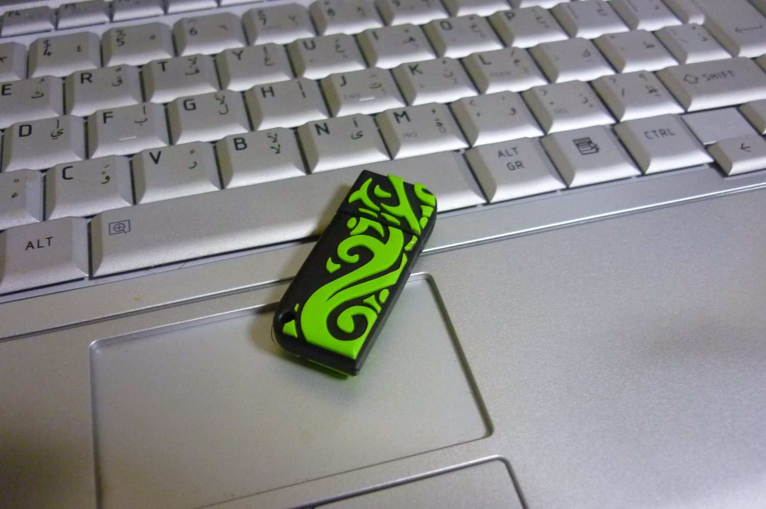 4GB COOL TRIBAL GREEN Flash Memory Stick Thumb Drive