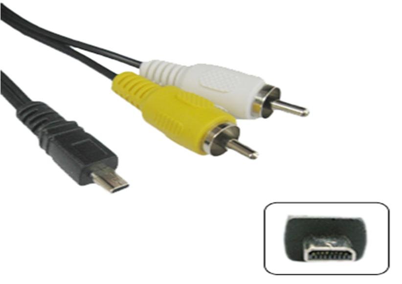 Nikon CoolPix L4 L5 L6 L9 L10 L11 L12 L14 L15 AV Cable