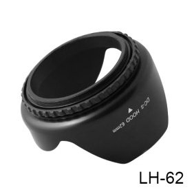 62mm Lens Hood (Screw Mount) Petal Crown Flower Shape