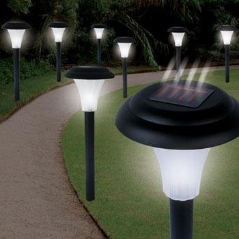 GARDEN CREATIONS(TM) 8 SOLAR ACCENT LIGHTING