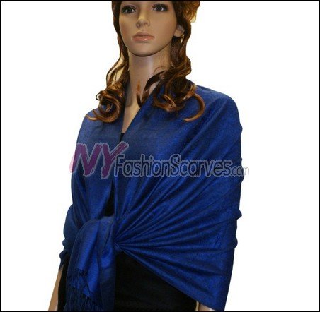 Paisley Jacquard Pashmina<br>Dark Burgundy