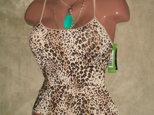 JOCKEY Leopard Print Cami - Sz L - NWT