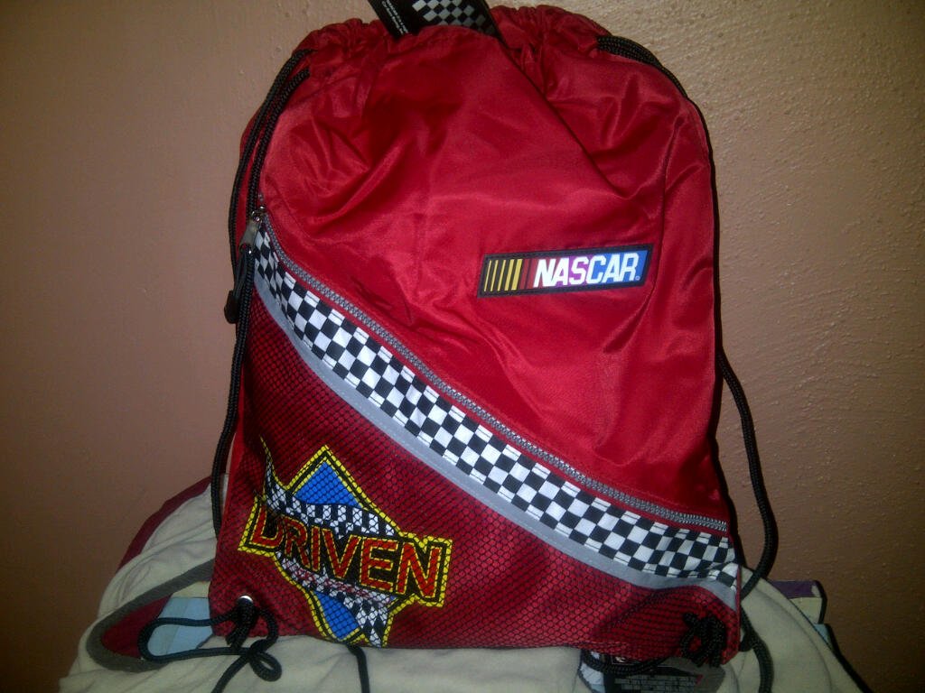 NASCAR Drawstring Bag FREE SHIPPING