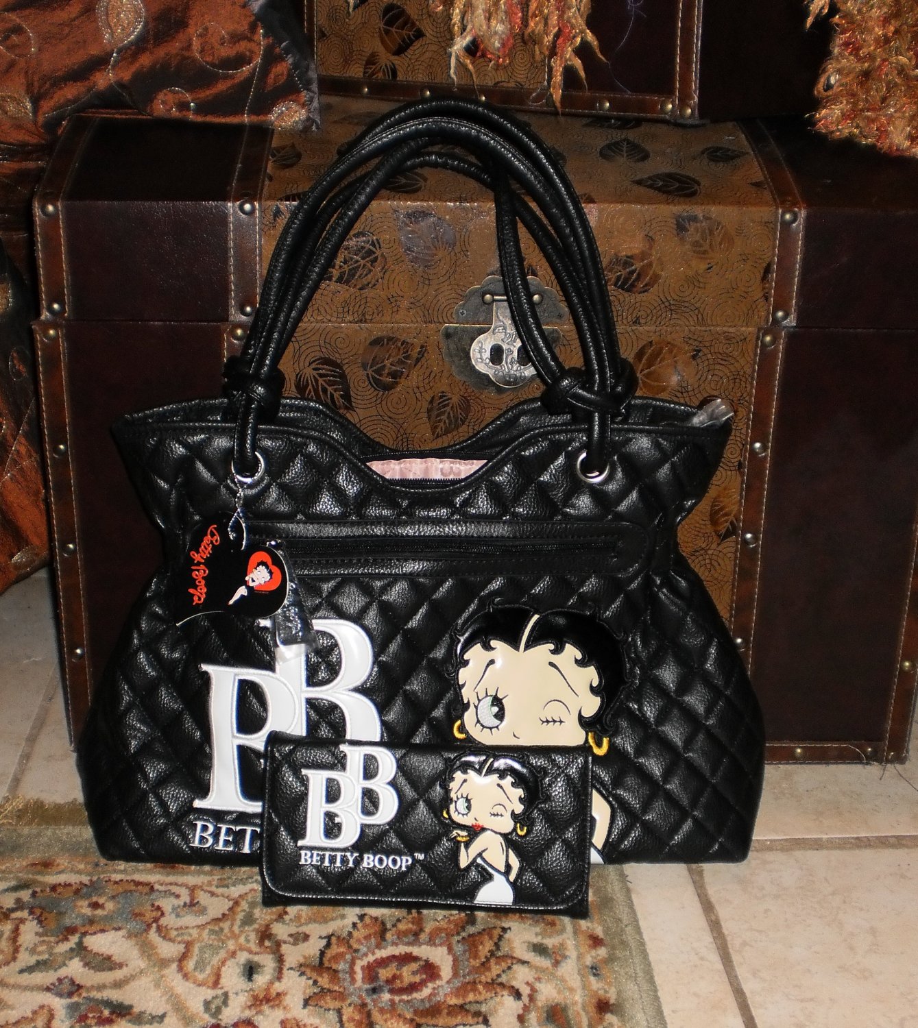 betty boop handbag and wallet