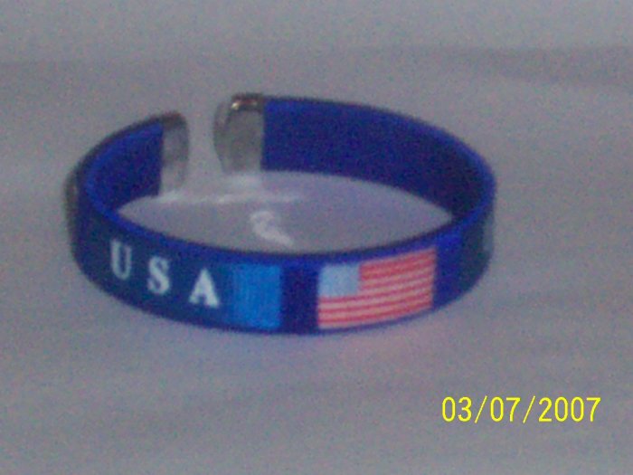 USA Flag Bangle - Blue