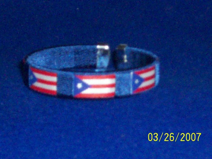 Puerto Rico - Flag Bangle - Blue