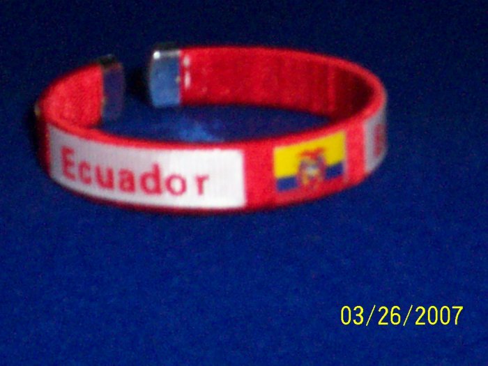 Ecuador Flag Bangle