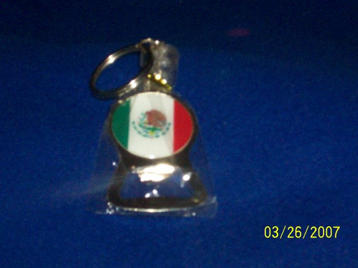 Mexico Flag - Key Chain - Can Opener