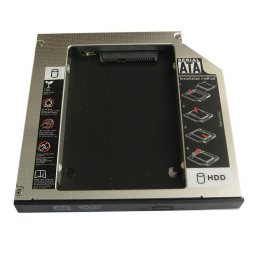 2nd SATA Hard Drive SSD HDD Caddy for ASUS N550 N550JV N750JV Swap GU71N UJ8C2 