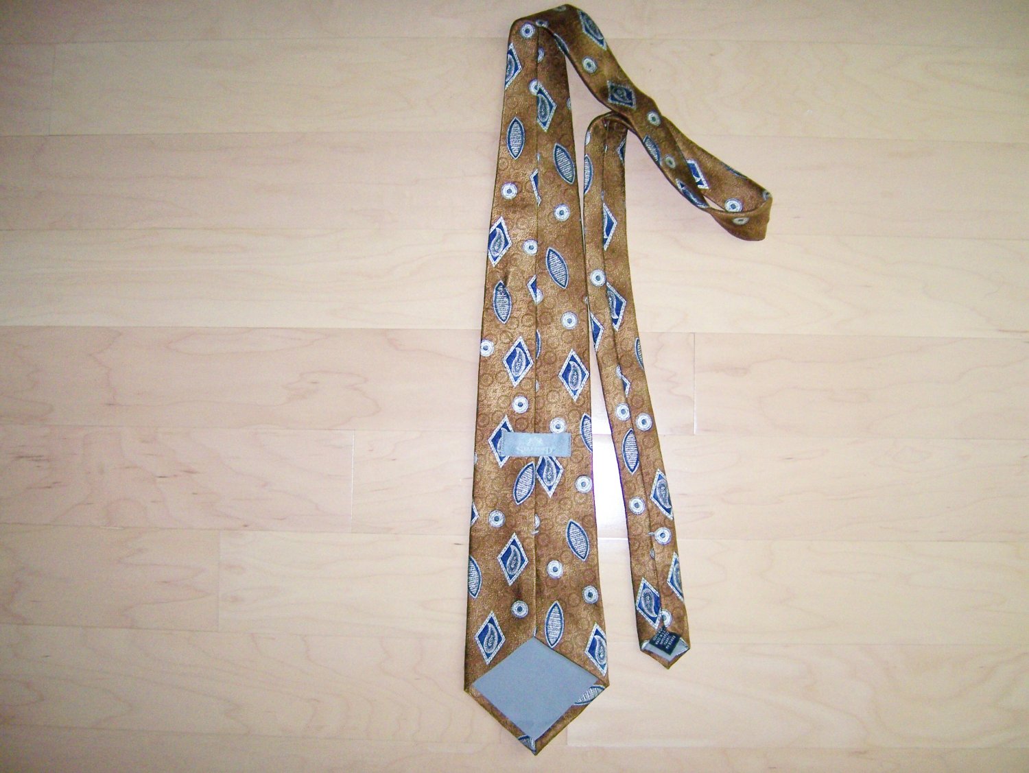 Men's Tie Gold/Brown