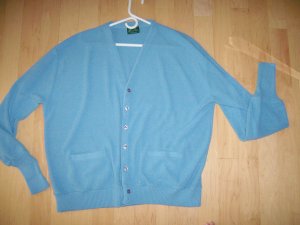 Men's Sweater LightBlue XL By Haband