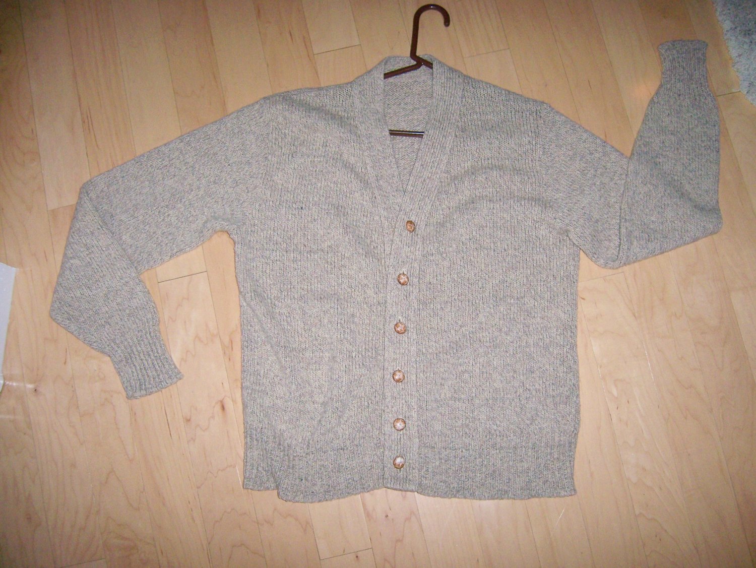 Men's Sweater Lg Tan