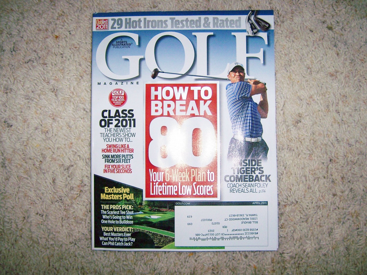 Golf Magazine April 2011