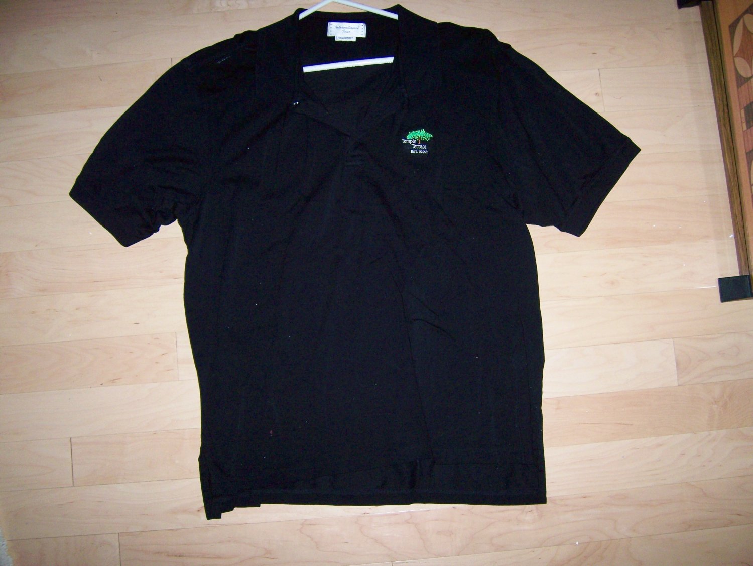 Golf Shirt Black by International Tour XXL Tall