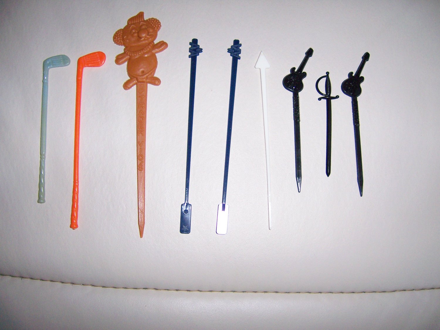 Drink Stirrers & Picks Set Of Nine