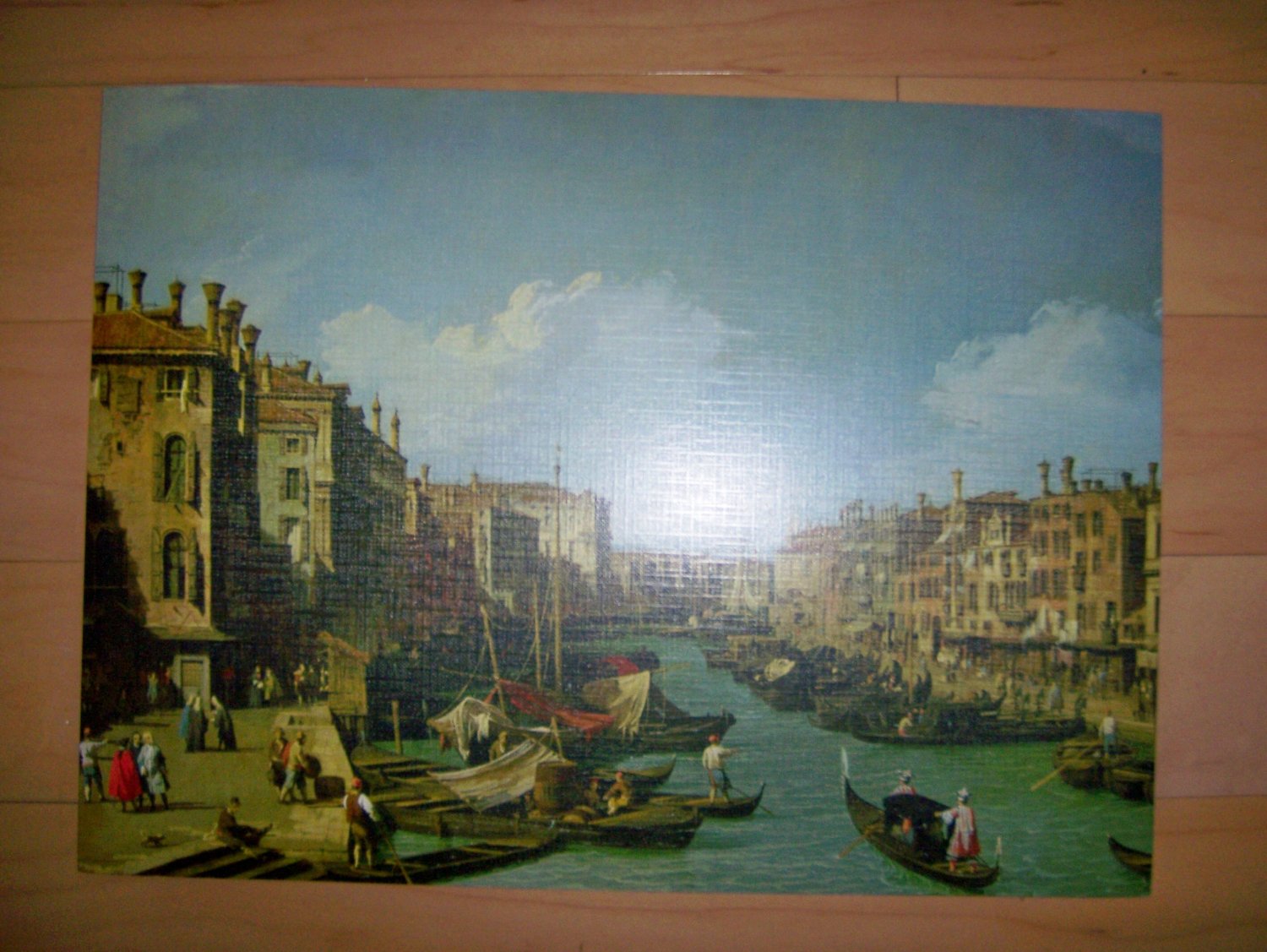 Reproduced Painting "The Grand Canal Near The Rialto Bridge"