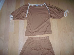 2 Peice Dress Tan Size 10 Medium BNK144