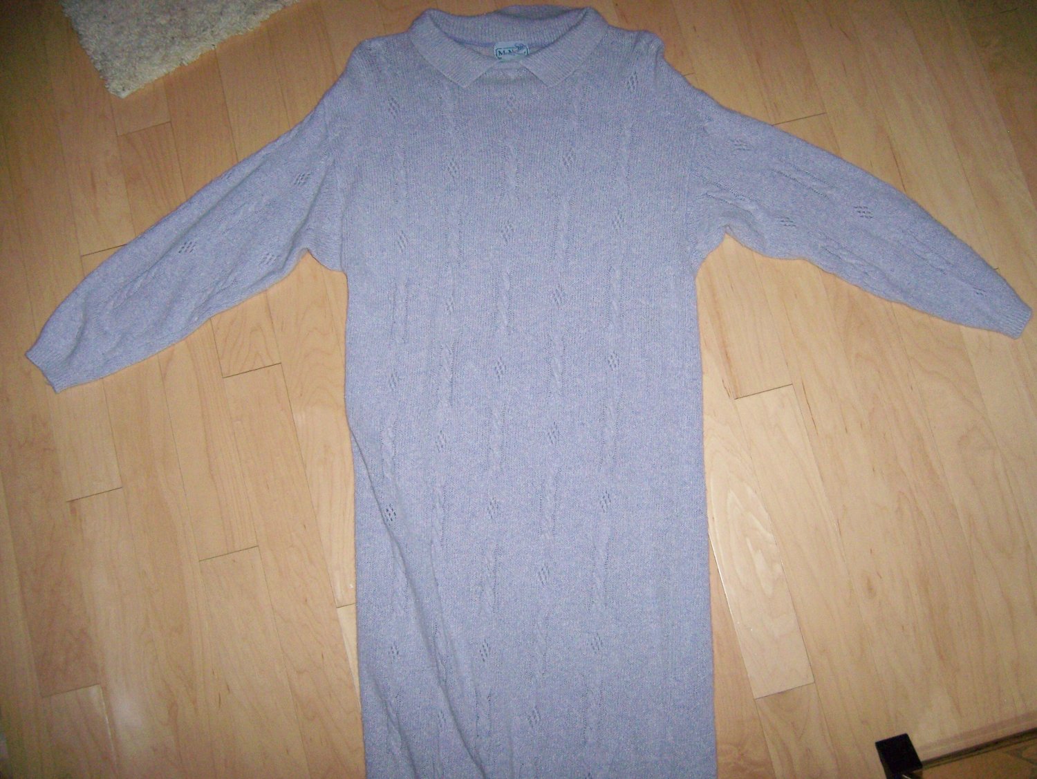 Knit Dress Lilac Size 10 Long Sleeves BNK147