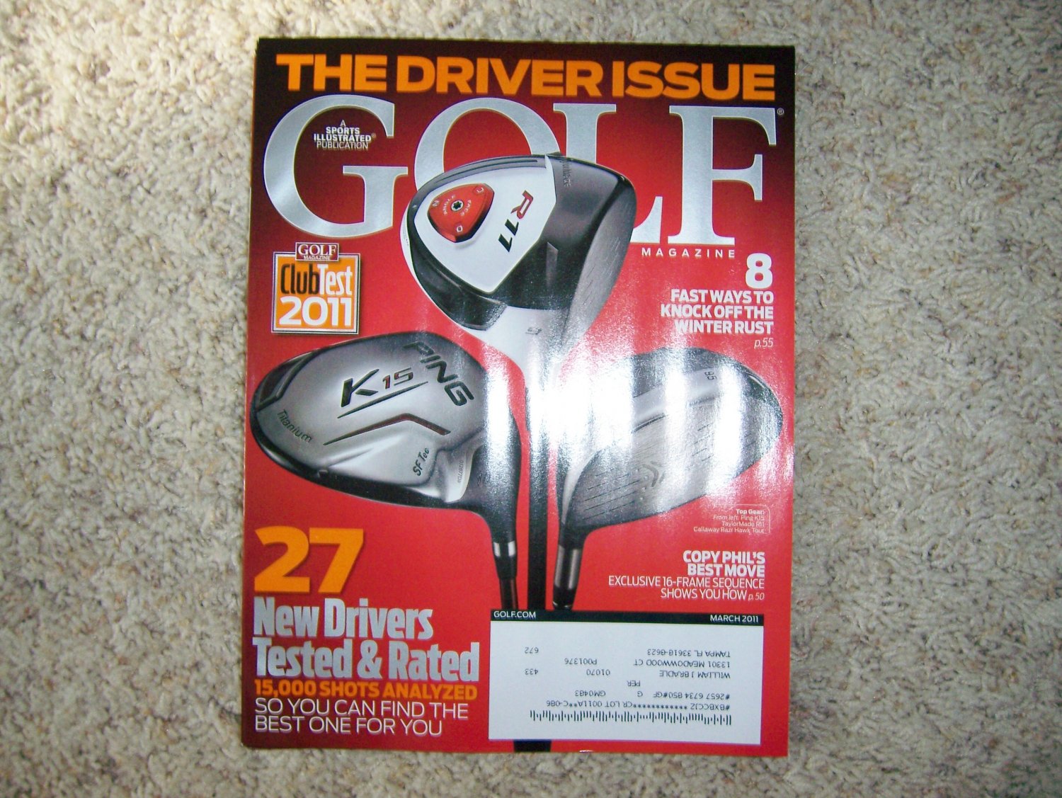 Golf Magazine March 2011 BNK183