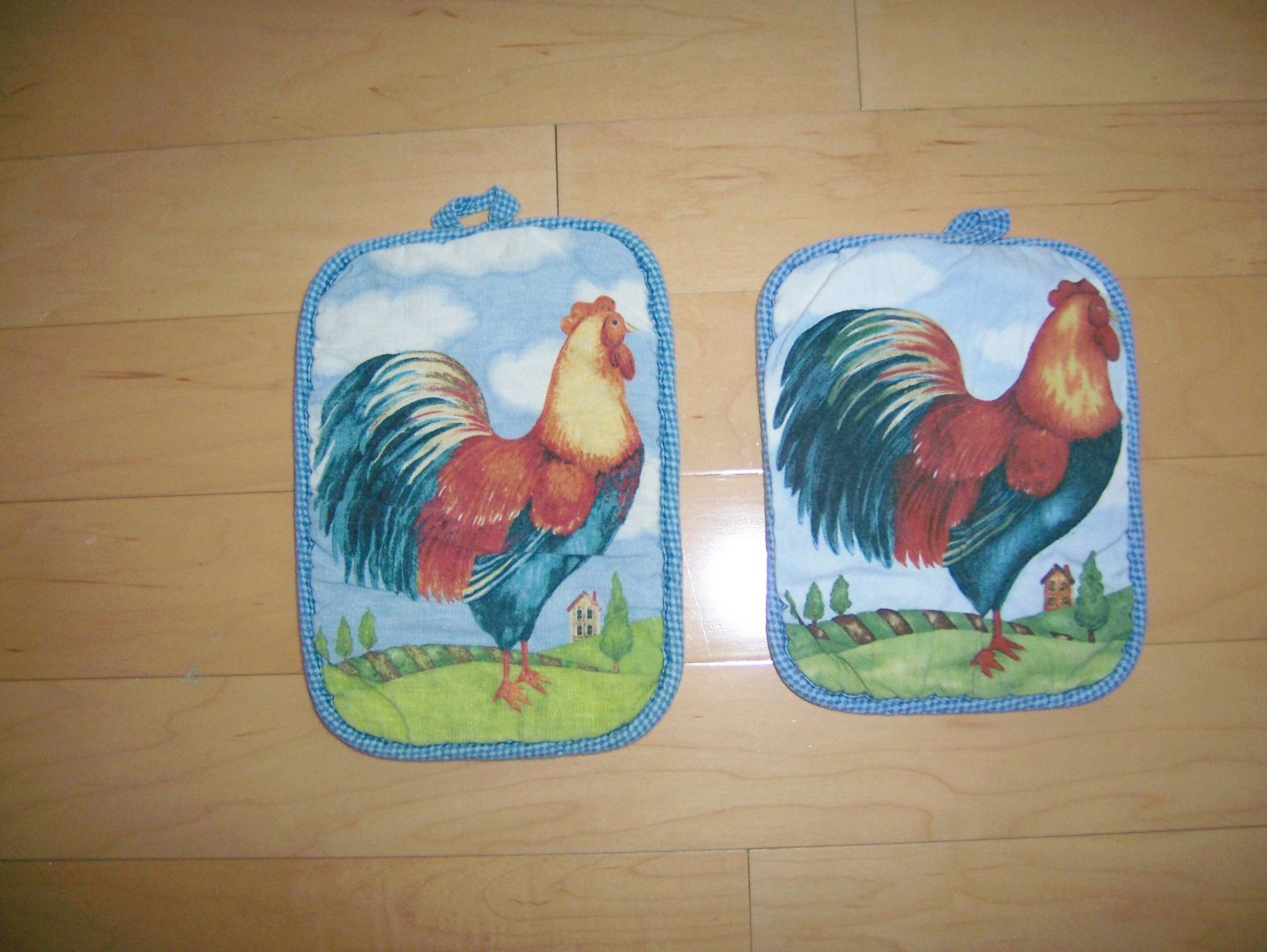 Pair Pot Holders Roaster Design BNK191
