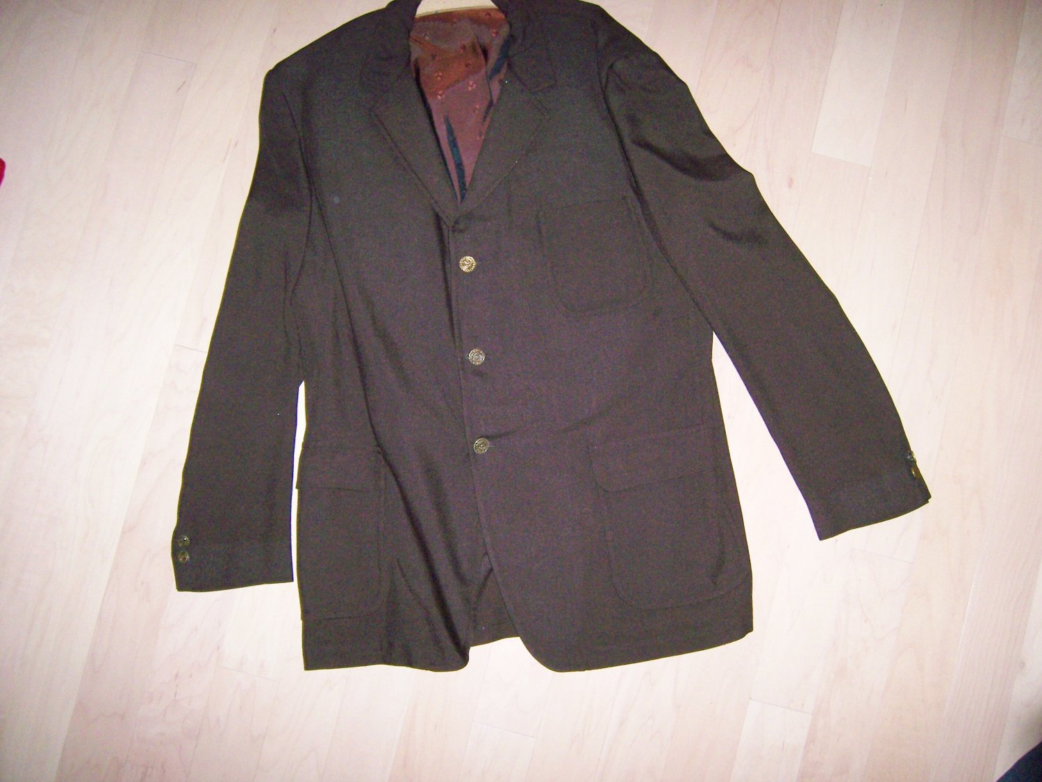 Sports Coat/Blazer Brown Size 44 Long BNK267