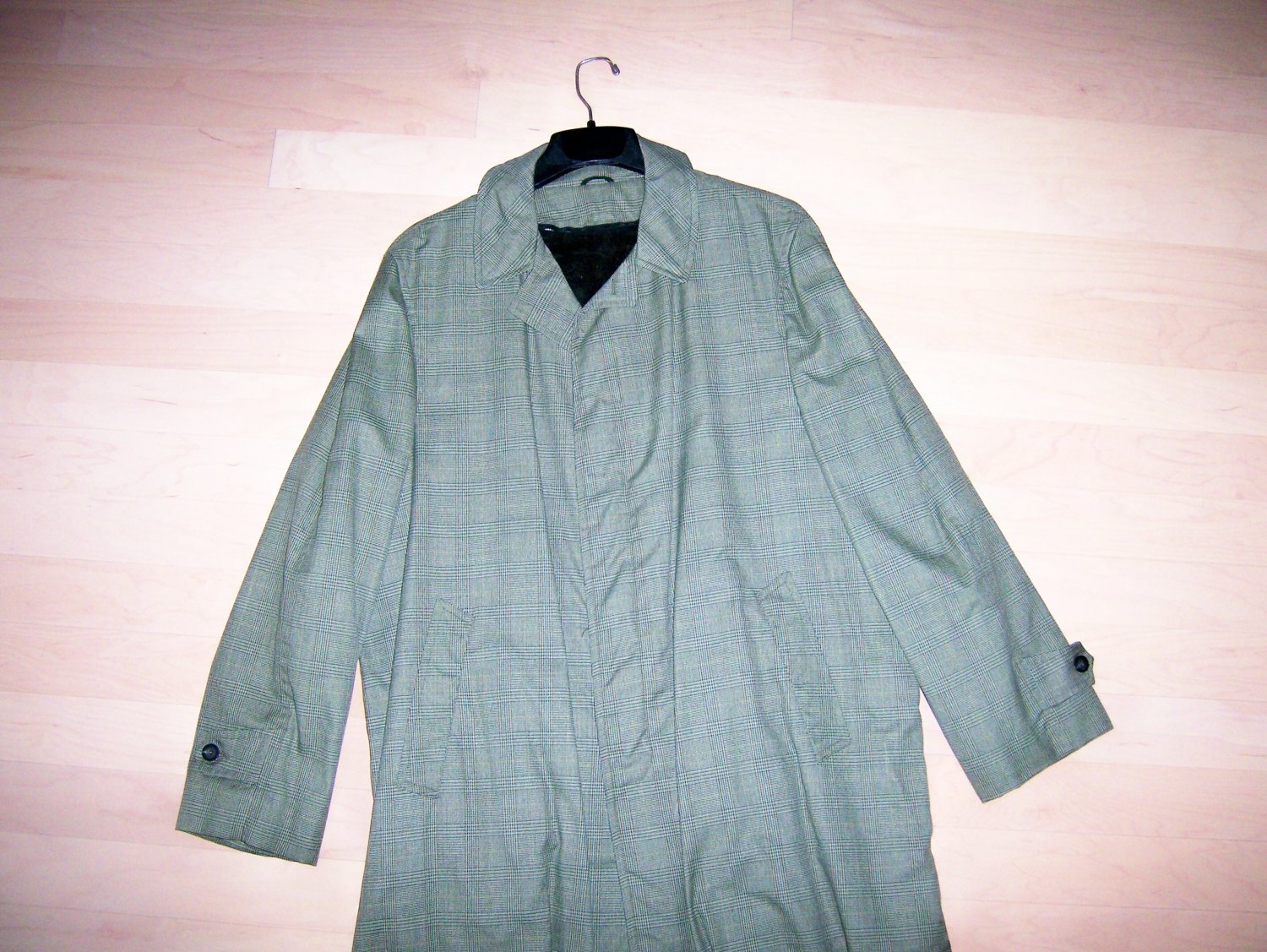 Men's Overcoat Light Green Size 48 BNK277