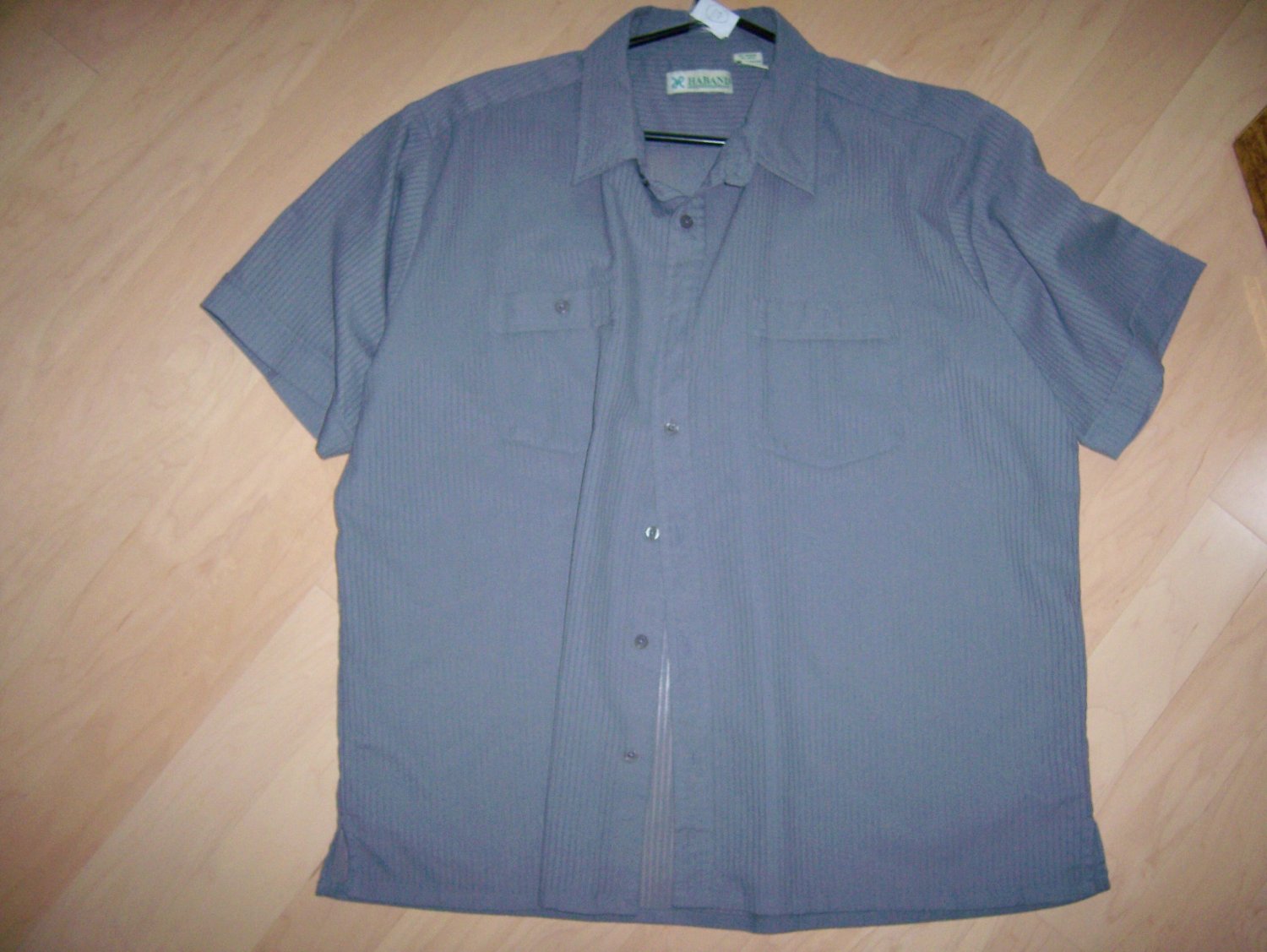 Men's Short Sleeve Grey Shirt by Haband BNK602