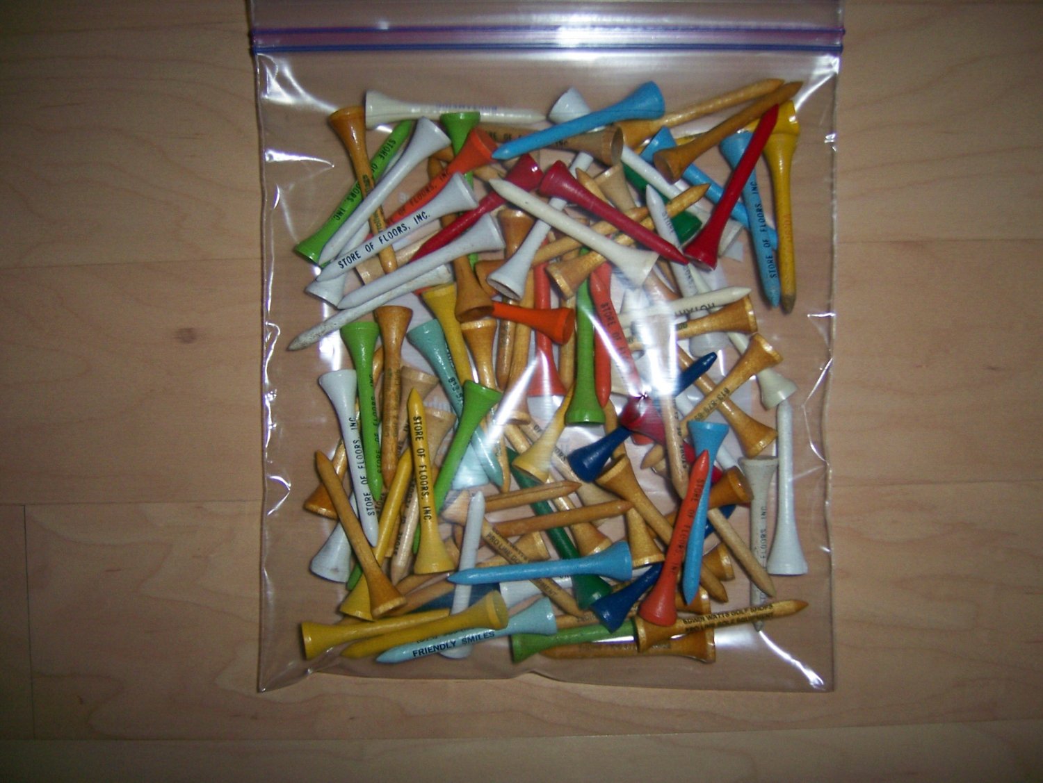 Golf Tees 100 Color Assorted BNK645