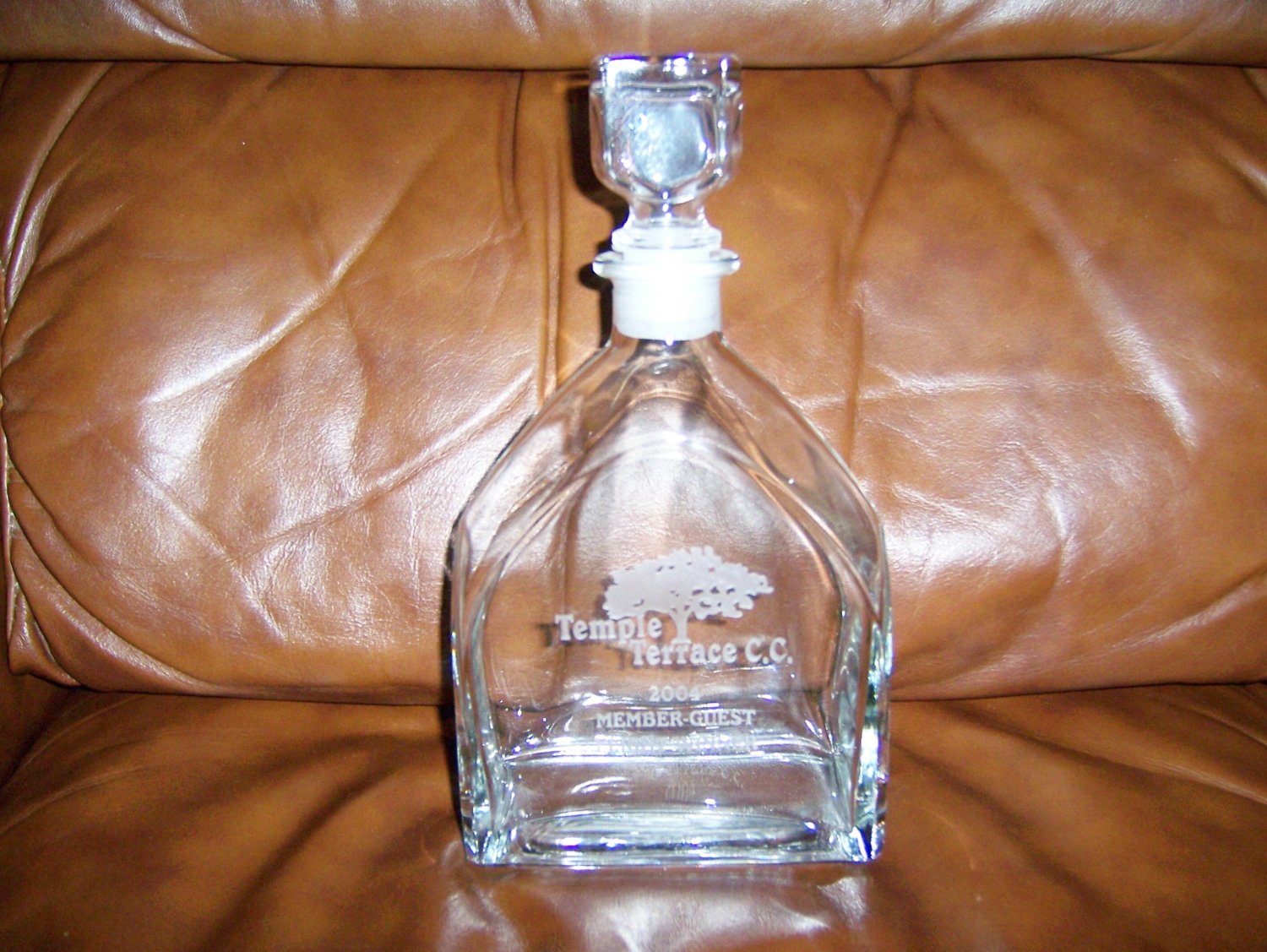 Crystal Flask Country Club Logo BNK651