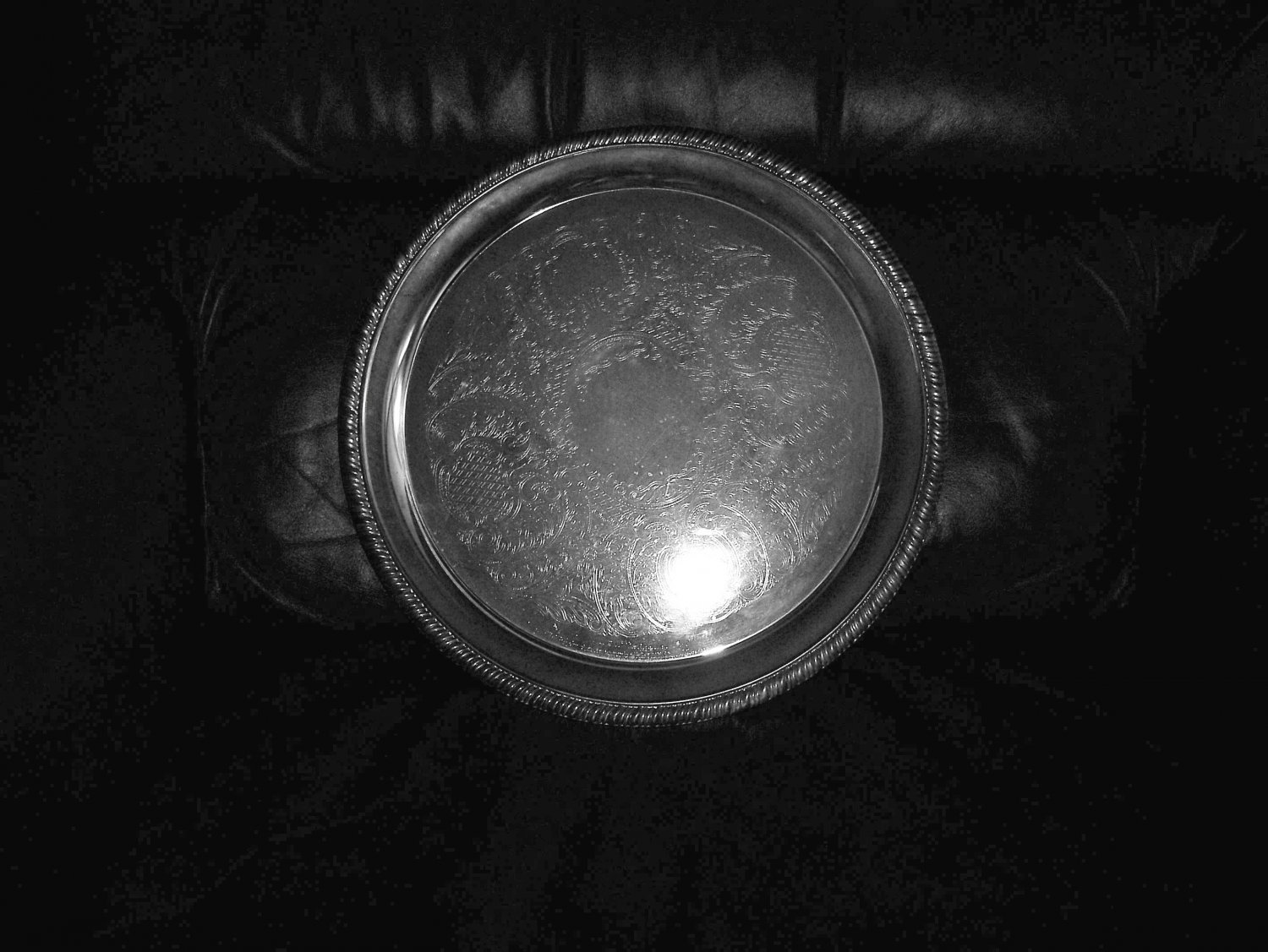 Silver Serving Plate 12" BNK658
