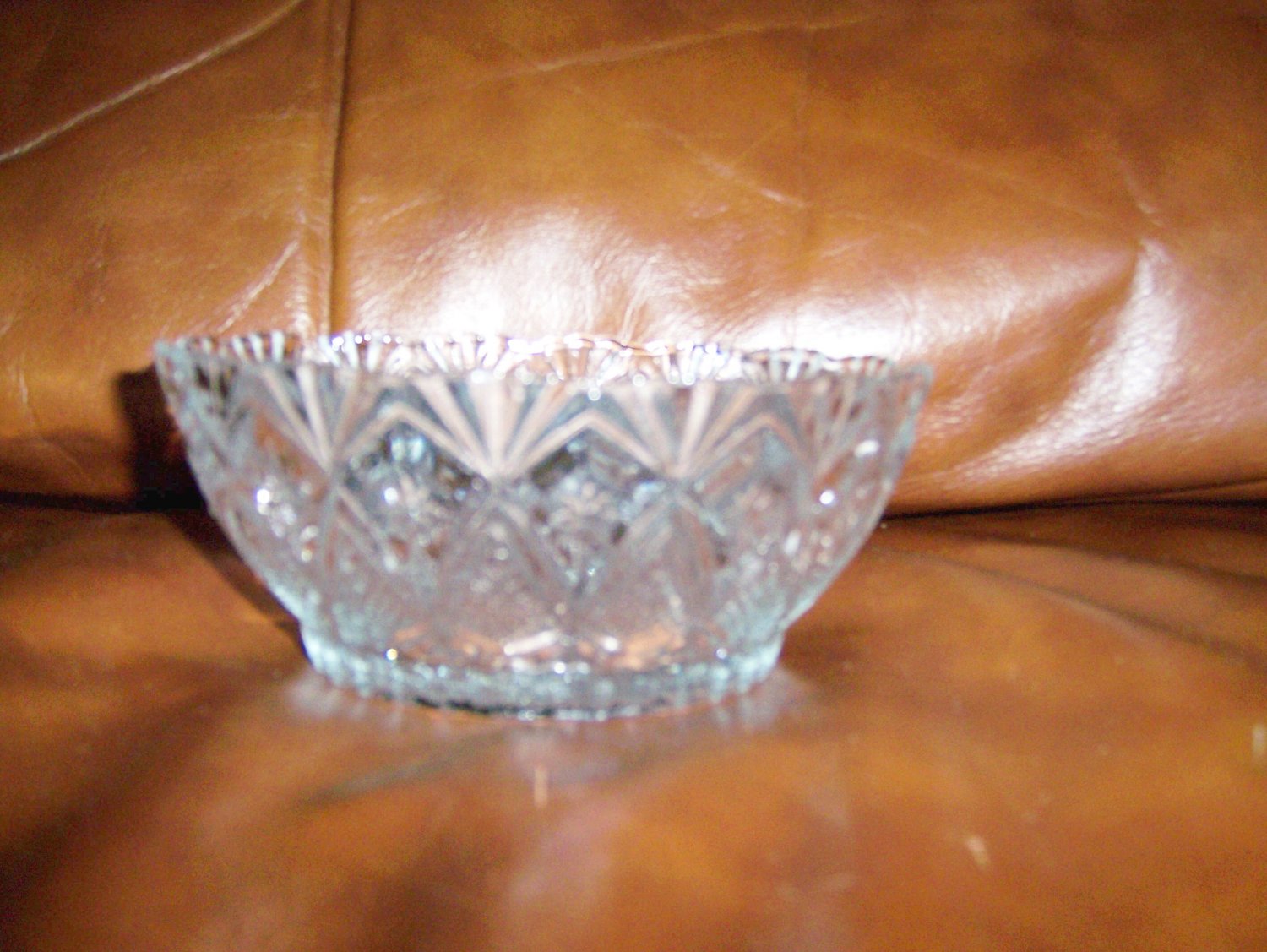Decorated Glass Serving Bowl BNK669