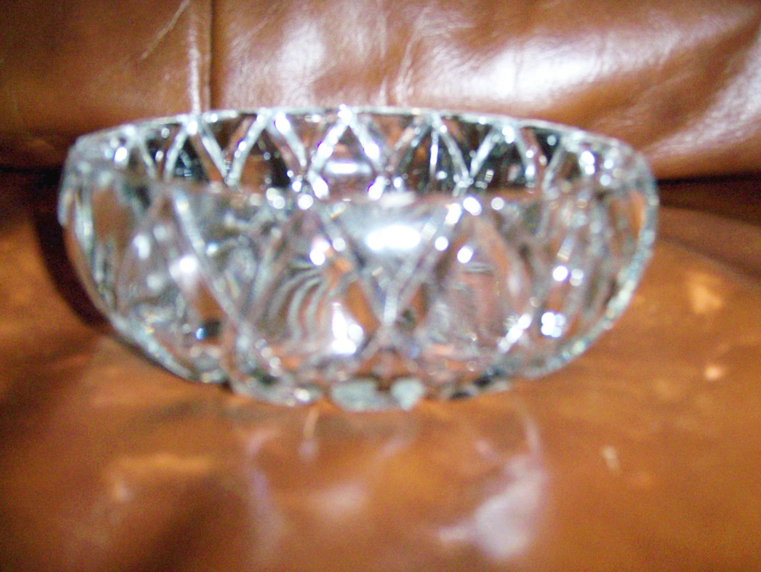 Decorated Glass Candy/Nut Bowl BNK671