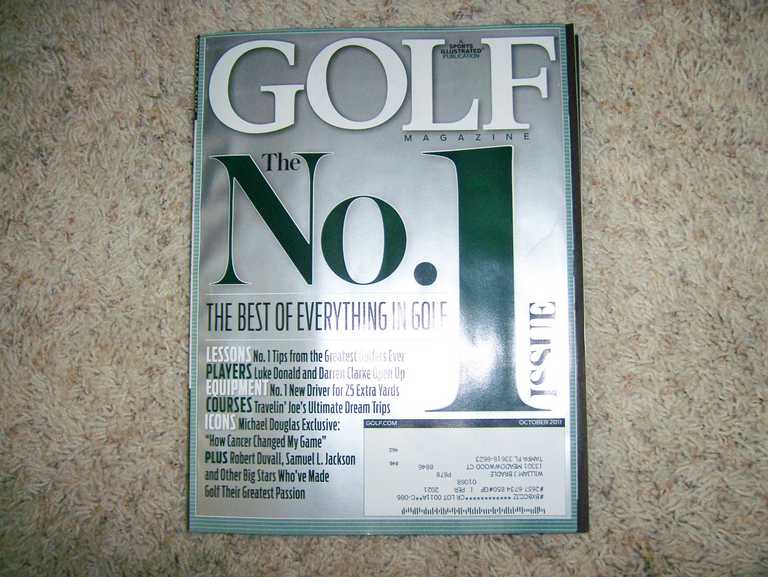 Golf Magazine Oct 2011 BNK706