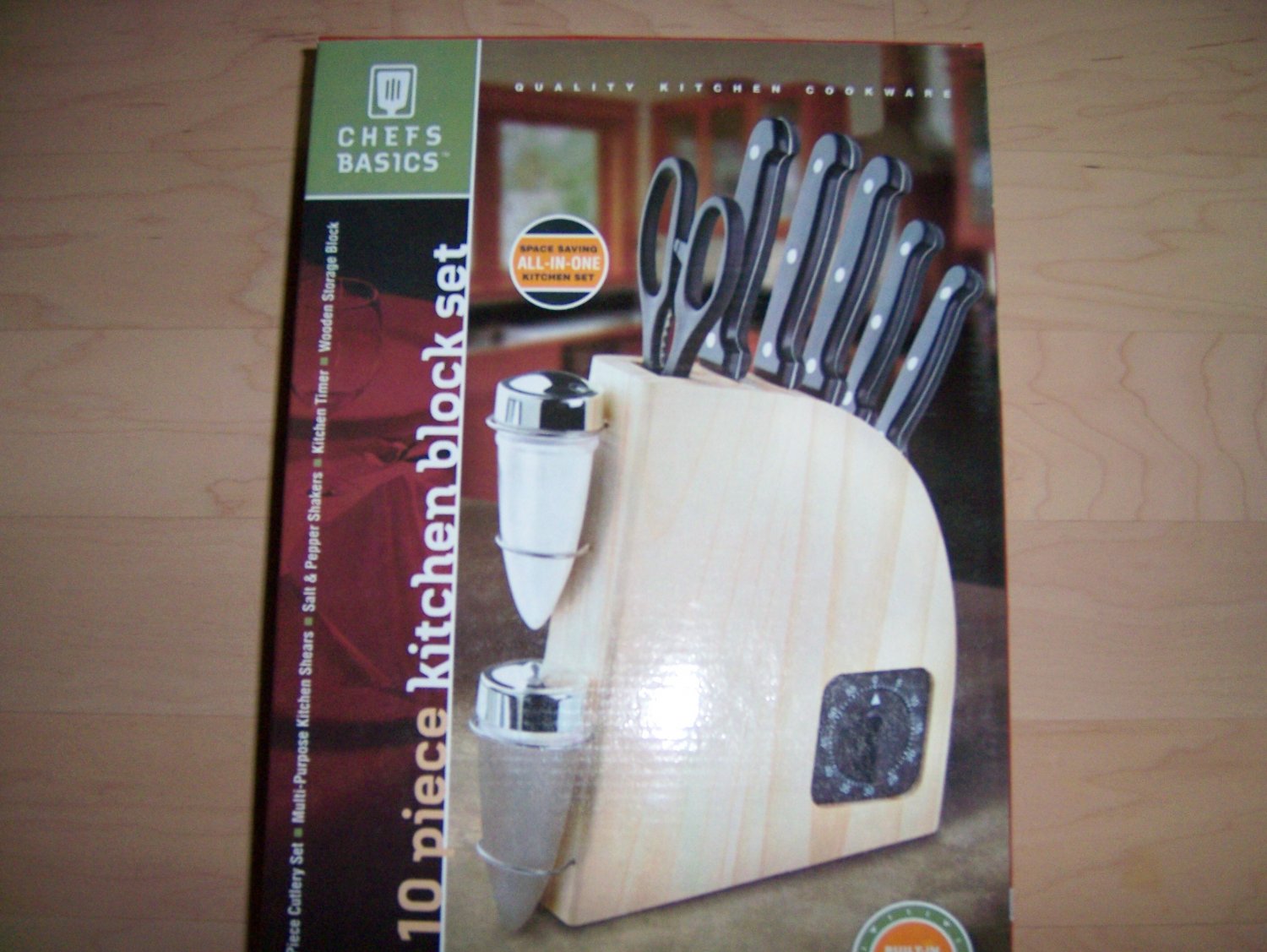 Kitchen Block 10 Pc Set Chef's Basic Needs BNK715