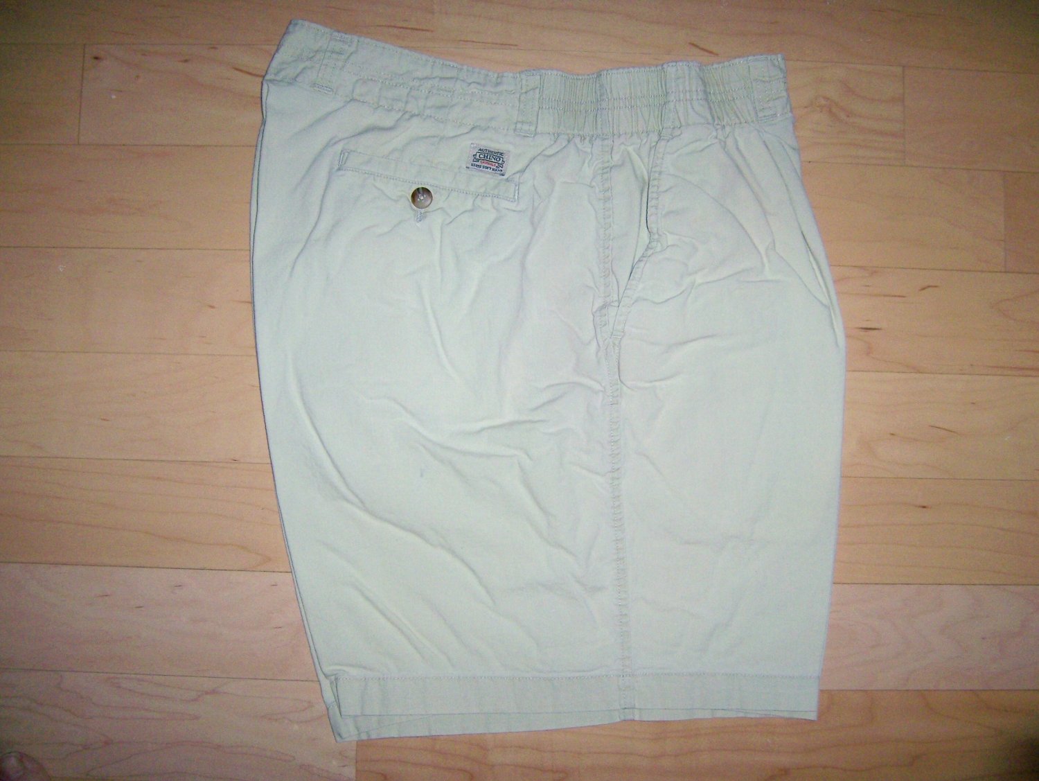 Men's Shorts Chino Light Tan Elastic Sides BNK756