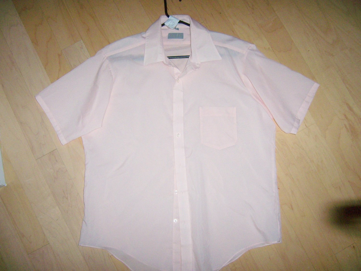 Men's Short Sleeve Shirt Pink 17 BNK765