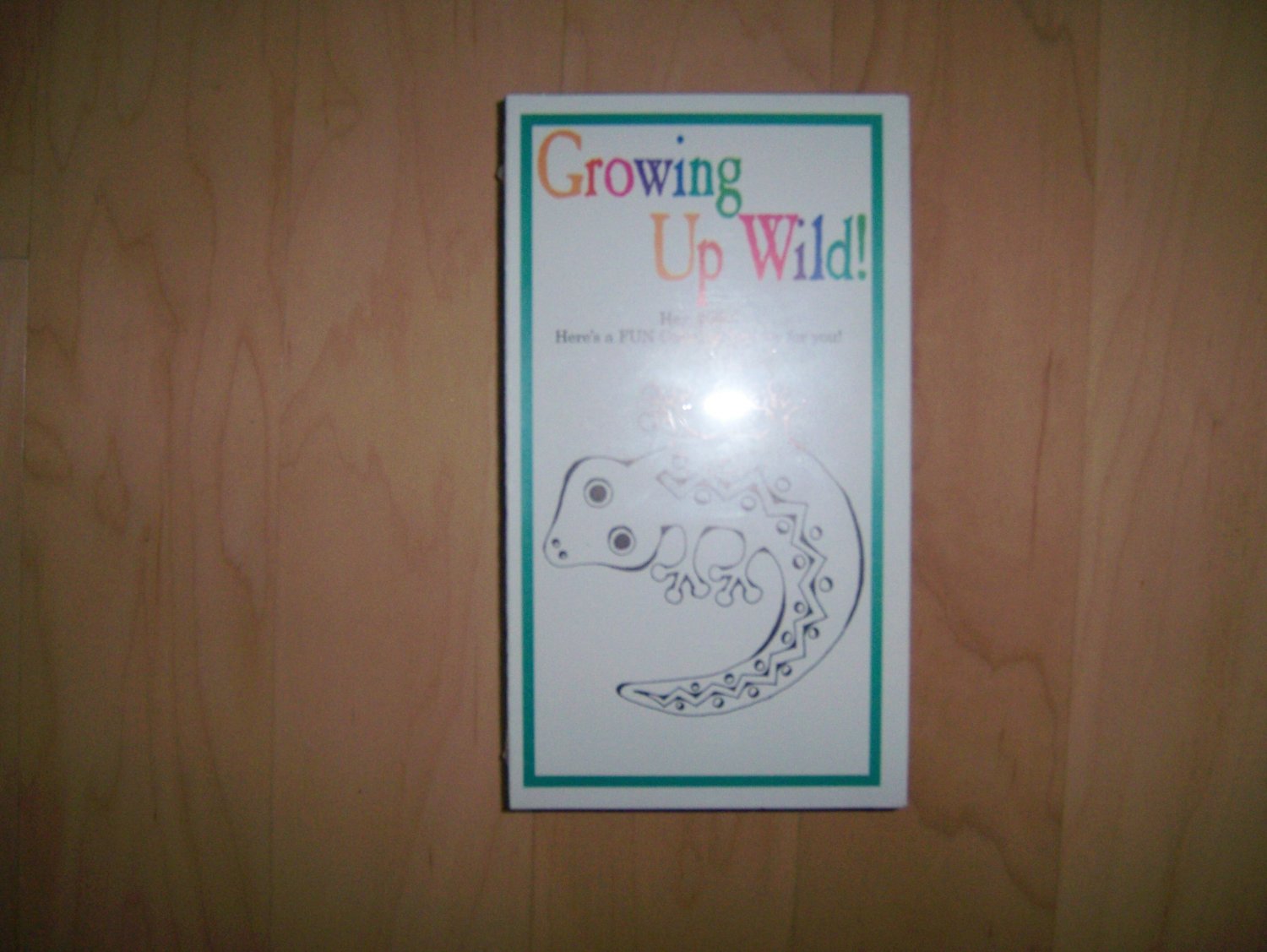 VHS Leaping Lizards Growing Up Wild Coloring Activity BNK775