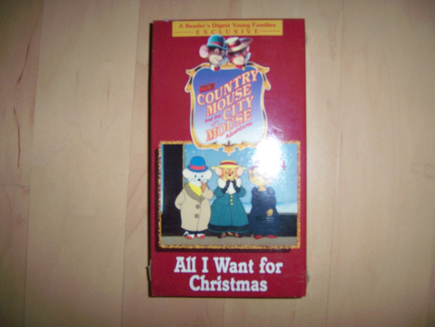 VHS Country & City Mouse All I Want For Christmas BNK780