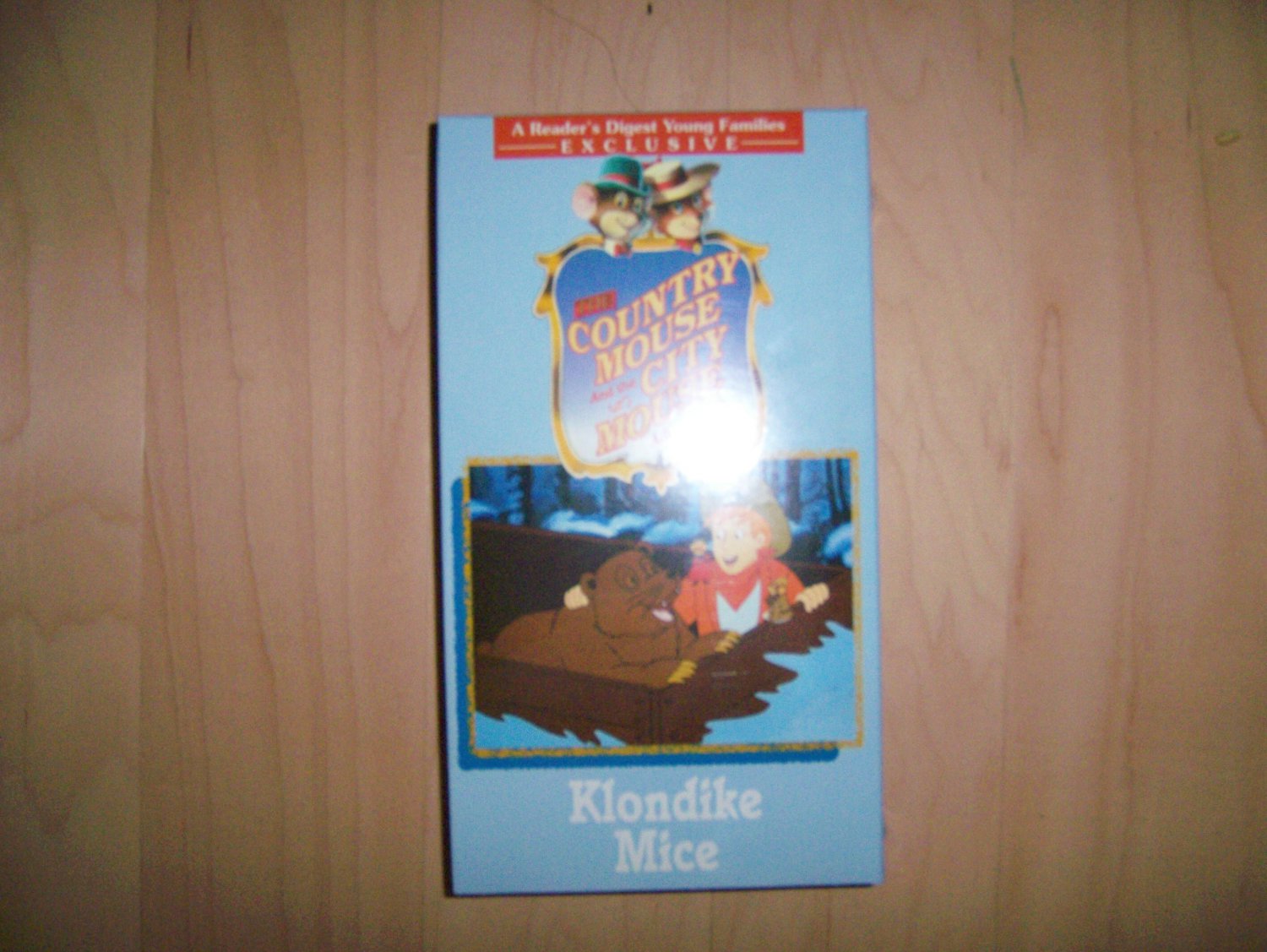 VHS Country & City Mouse Adventures Klondike Mice BNK787