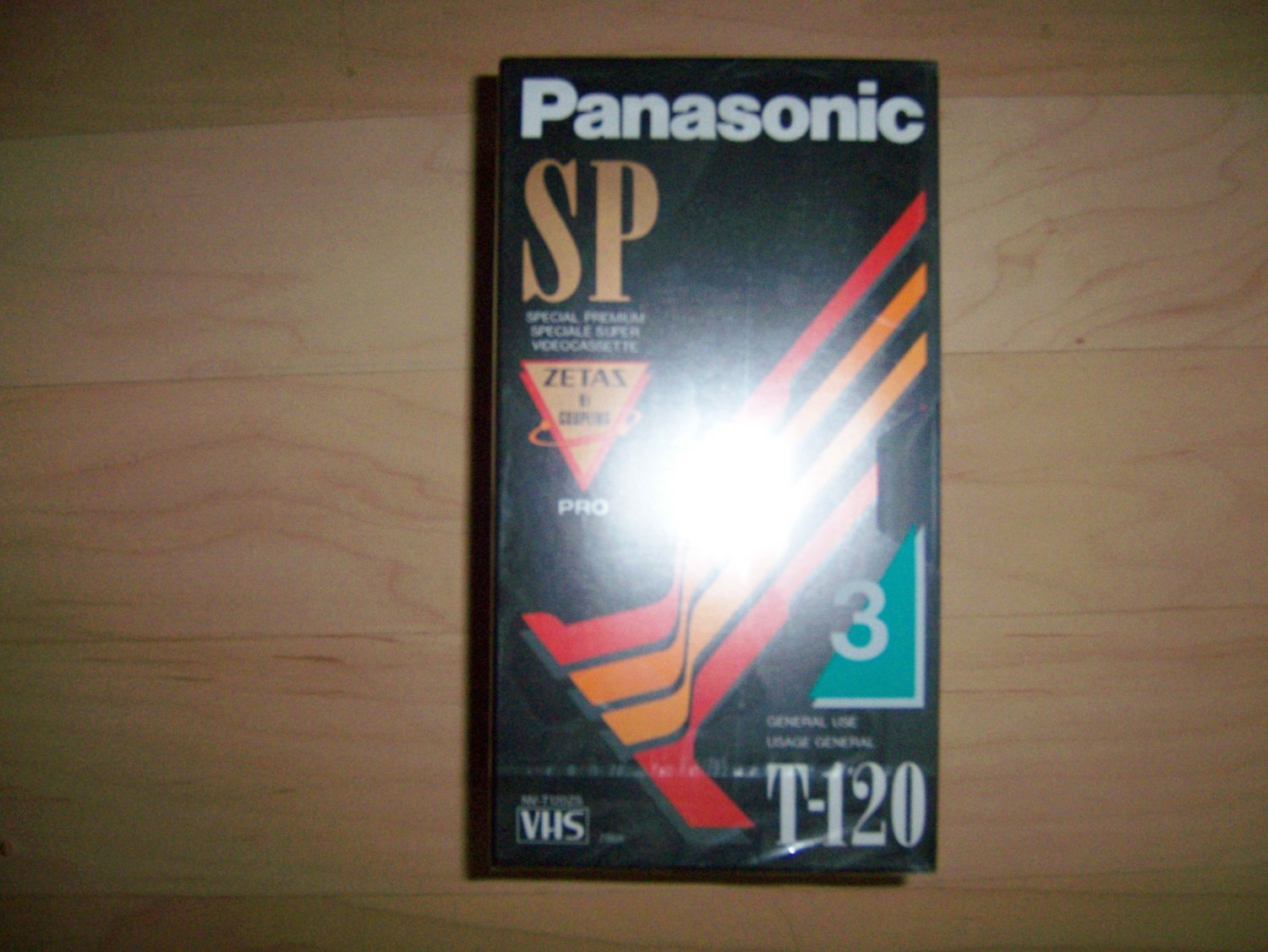 VHS Set Of Three T120 Pro Panasonic Tapes BNK804