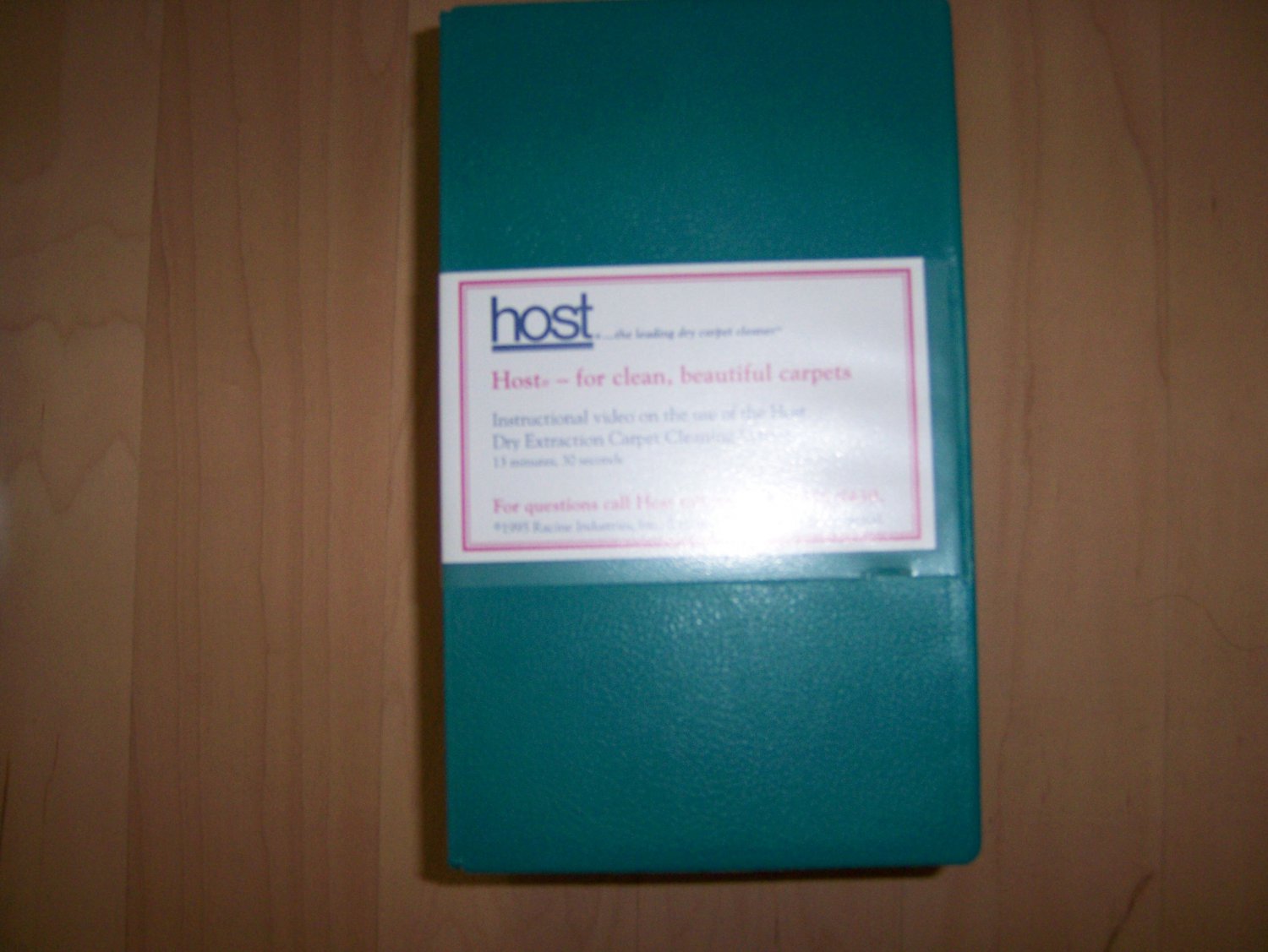 VHS Host Dry Cleaning Information BNK820